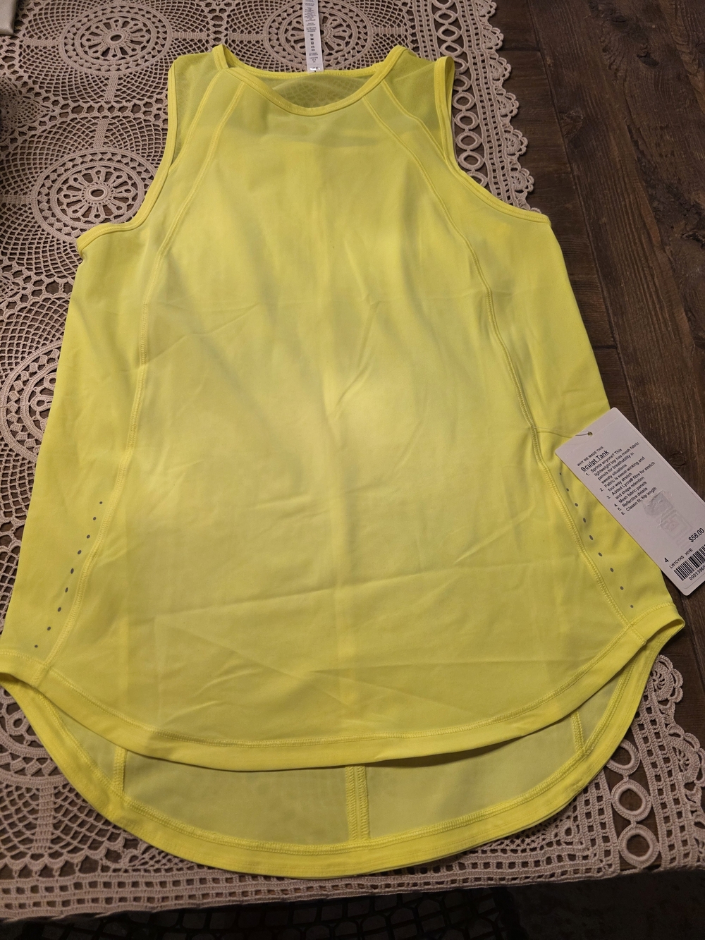 lululemon Neon Yellow Tank Top 4